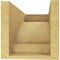 Ekena Millwork 7"W x 14"D x 7"H Wide Mediterranean Rough Cedar Woodgrain TimberThane Corbel, Primed Tan CORUR07X14X07MEDRCPR - alternate 5